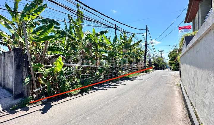 Land Suitable For Villa Tembusan Taman Griya Jimbaran Street