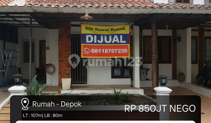 Rumah Murah di Bojong Sari Depok, Lokasi di Perumahan dan di Pusat Kota Depok 2