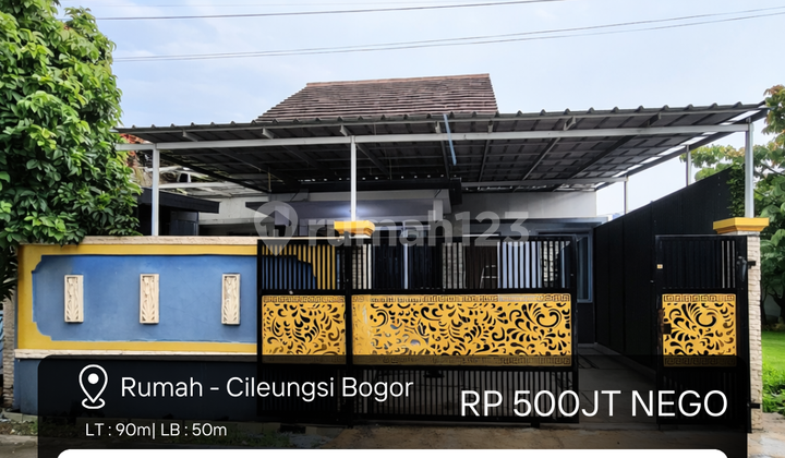 Rumah 1 Lantai di Cileungsi Bogor, Lokasi di Pusat Strategis Kota Bogorngan Pusat Keramaian Bogor 2