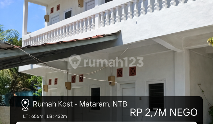 Kost House with 6 Rooms in Mataram, Strategically Located near Mataram University and Mall 2