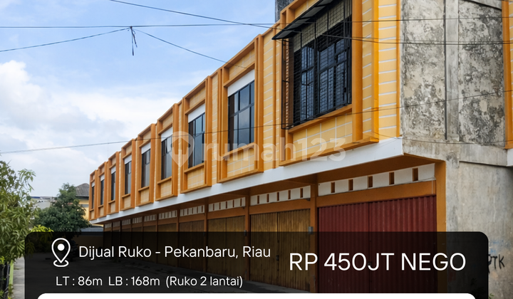 2-Story Shop House in Pekanbaru, Riau Suitable for Warehousing or Office Use 2