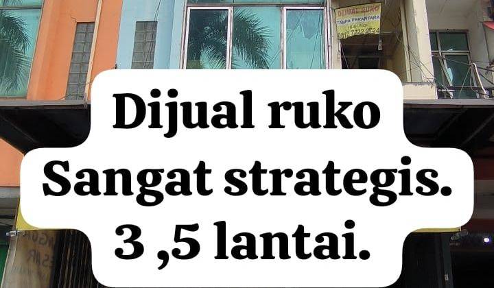 Ruko Sangat Strategis 3,5 Lantai di Taman Palem Lestari Raya  1