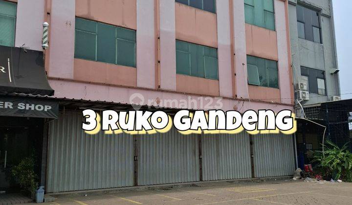 Disewakan Ruko Gandeng 3 Terletak di Jalan Utama Yg Ramai 1