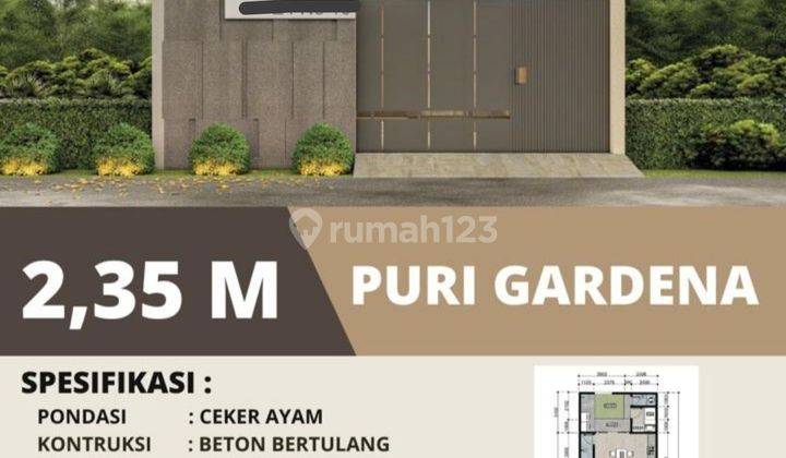 Rumah Bangunan Baru Minimalis Modern Puri Gardena 2