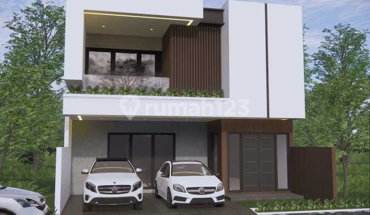 Rumah Bangunan Baru On Progress Mewah 9x18 Taman Surya 5