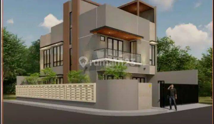 Rumah Brand New 3 Lantai Konsep Open Space Taman Villa Meruya 1