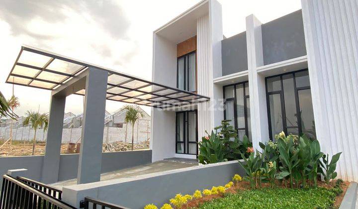 Rumah dijual konsep Mezzanine Floor di Citeureup Bogor 2