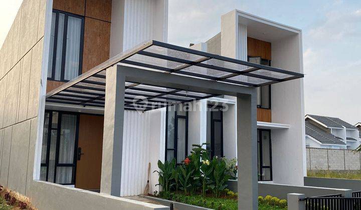 Rumah dijual konsep Mezzanine Floor di Citeureup Bogor 1