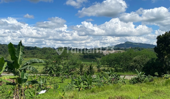 Tanah Depan Belakang View Di Pabuaran Sukamakmur