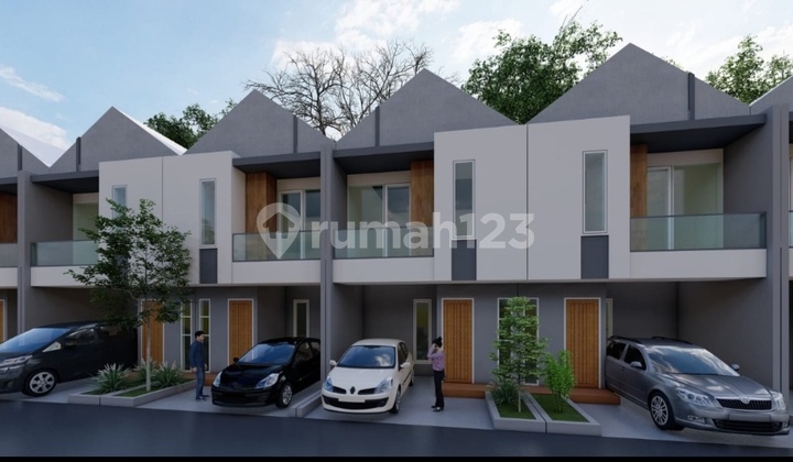 Rumah 2 Lantai Dekat Stasiun Lenteng Agung 