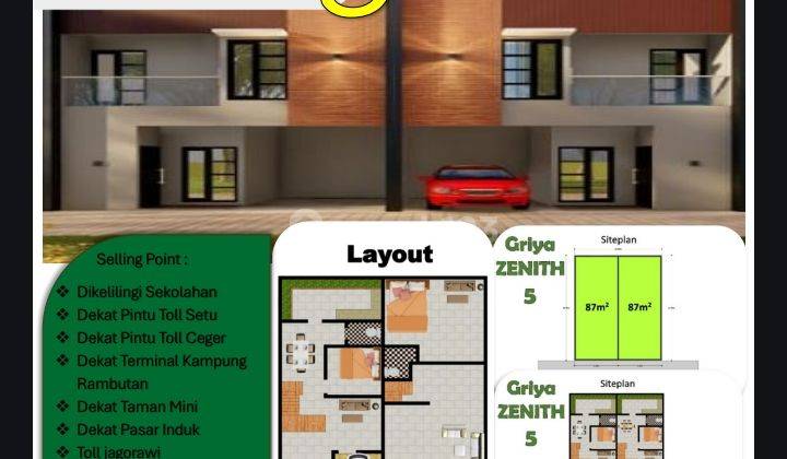 Rumah 2 Lantai Kavling Dki Cipayung  1