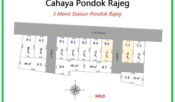 Tanah SHM Depok 9 Menit Alun alun Depok Pasti Untung  1