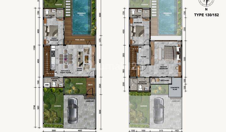Villa Full Furnished dalam kawasan Villa lokasi di Kampial Benoa 4