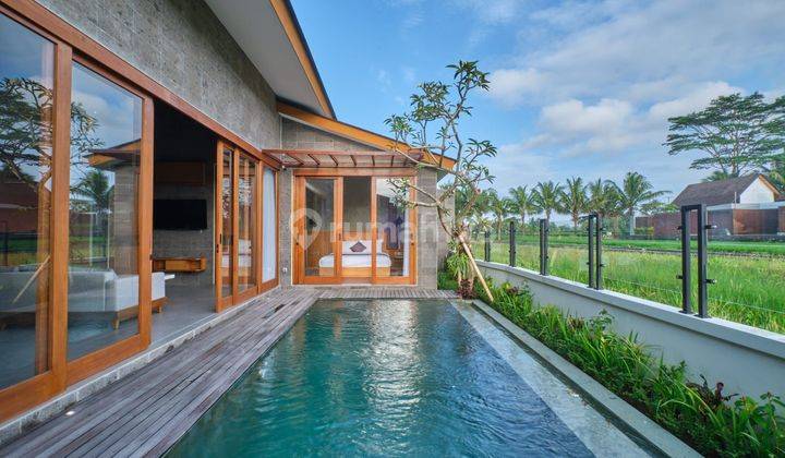  Villa full furnished dengan view sawah di Ubud 3