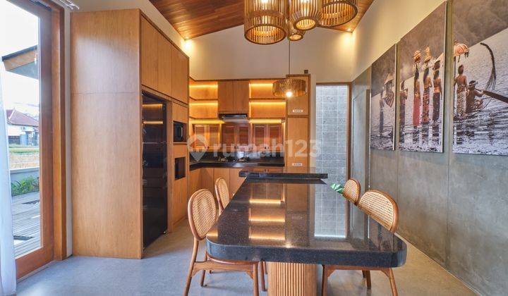  Villa full furnished dengan view sawah di Ubud 11