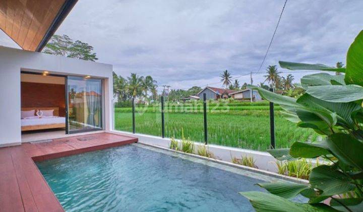 Full Furnished Rice Field View Villa in Lodtunduh Ubud Bali 1