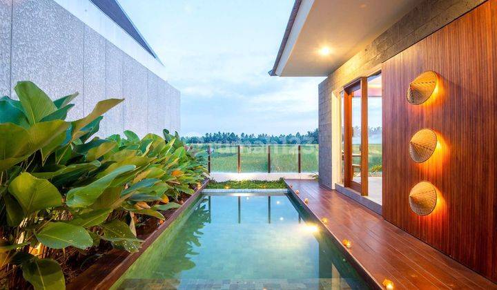 Fully furnished rice field view villa in Lodtunduh, Ubud 1