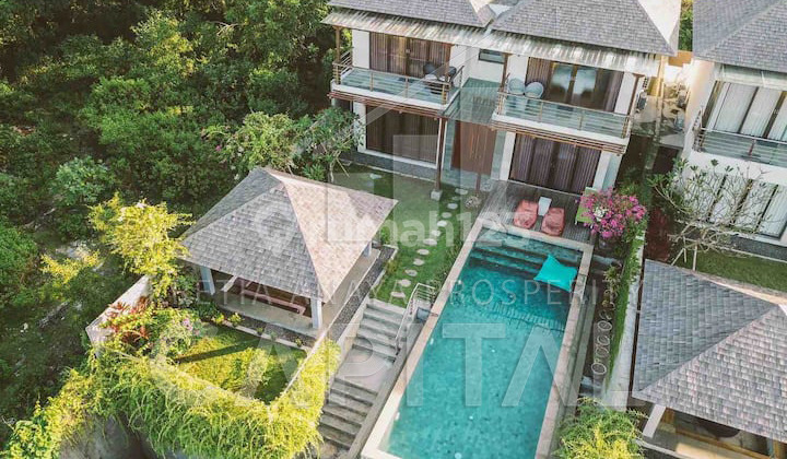 Villa Cantik dengan View Laut Samudra Hindia di Pantai Pandawa Nusa Dua Bali