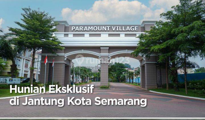 Dijual rumah cantik siap huni lokasi strategis di Paramount 1