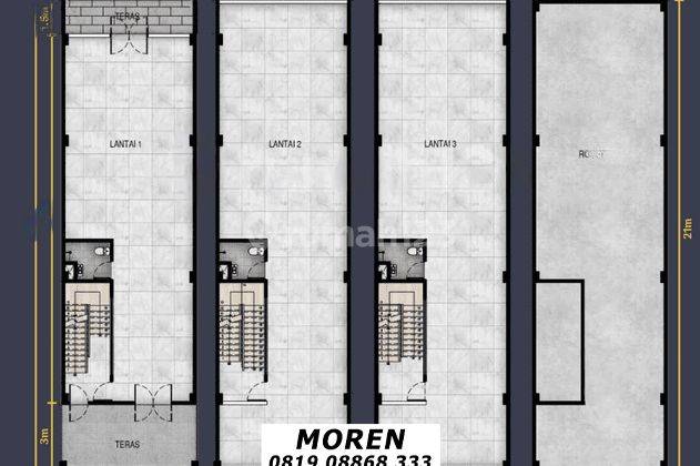 Dijual Cepat Ruko Marina Bay Hollywood Pik 2 2