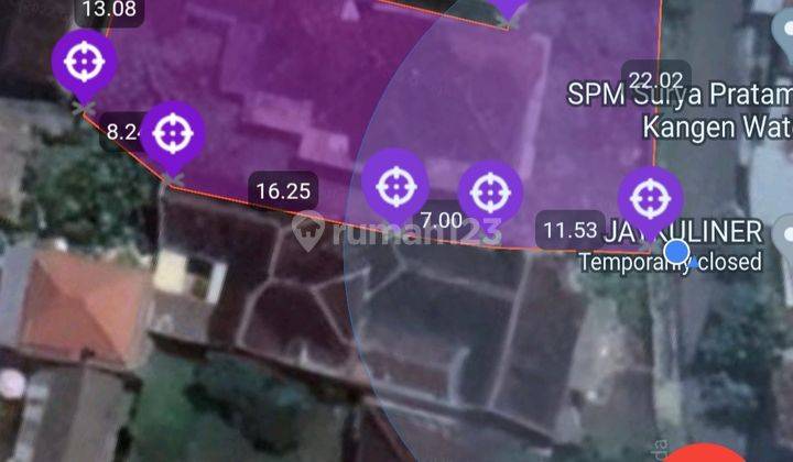 Tanah dan Bangunan pinggir jalan lebar depan 22 Meter Panjang 37 Sidakarya Denpasar  1