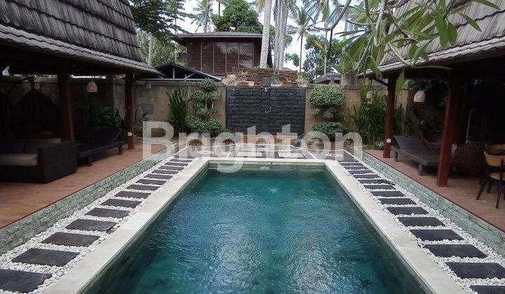 KAN VILLA MODEL WOODEN HOUSE WITH PRIVATE POOL NEAR CIPUTRA BEACH RESORT KEDUNGU BALI 2