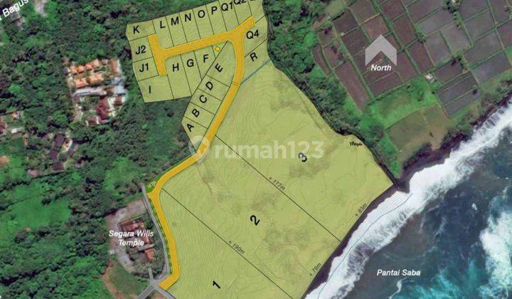 Plot of land for sale at Saba Gianyar Beach 500 Are  1