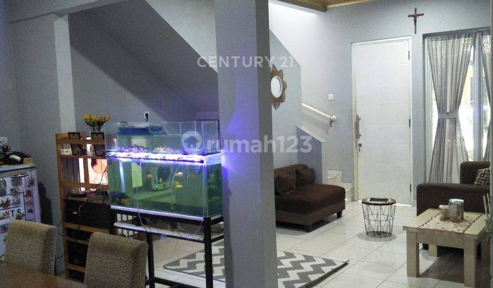 Rumah 2 Lantai Perumahan Serpong Jaya Cluster The Garden Tanger 2