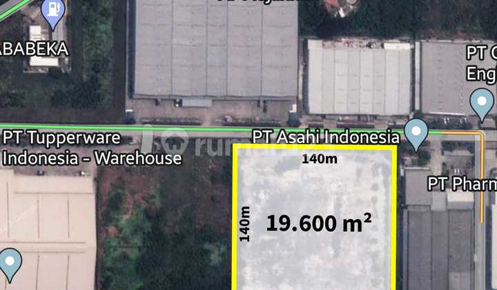 Jual Tanah 2 Ha Jababeka. Lokasi Prime.