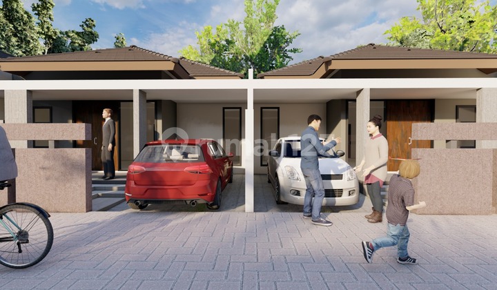 RUMAH MINIMALIS MODERN DALAM CLUSTER DEKAT KE RSUD PRAMBANAN