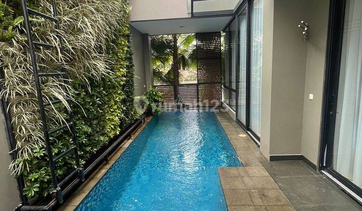 Rumah Mewah Modern 3 Lantai Private Pool Dalam Townhouse Cipete  1