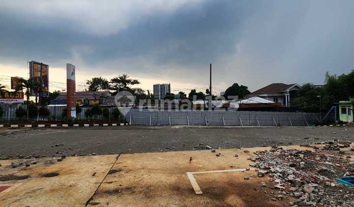 Tanah komersil pinggir jalan Cirendeu raya pas perbatasan jaksel
