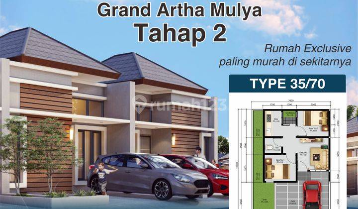 Kpr Rumah Grand Artha Mulya Cicilan 1 Juta An Dekat Bsd  1