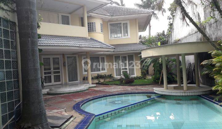 Rumah Sewa Pondok Indah Semi Furnished Lokasi Tenang , Shm  1