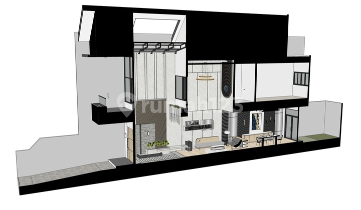 Modern Scandinavian Design House in Mekarwangi, Bandung City 2