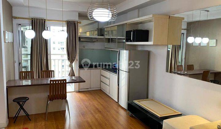 Sewa Apartemen mediteranai Garden 2 Full Furnished lanai Rendah Tower Jasmine 1