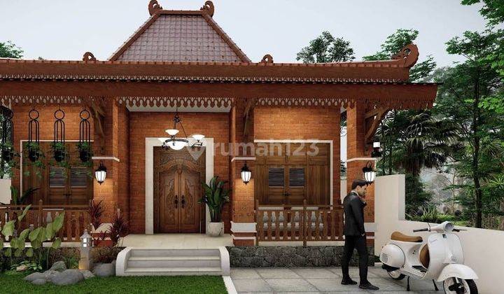 Dijual Rumah Konsep Joglo Modern, Di Area Prambanan 1