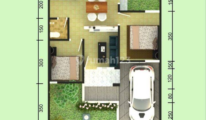 Rumah Paling Murah, Dekat Ke Alun Alun Wonosari Di Kepek 3