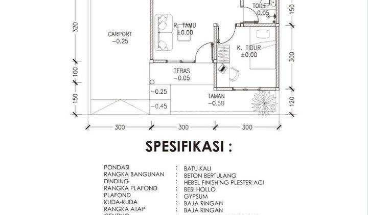 Rumah Murah 300 Jutaan, Dekat Kampus Mercubuana Di Sedayu 7