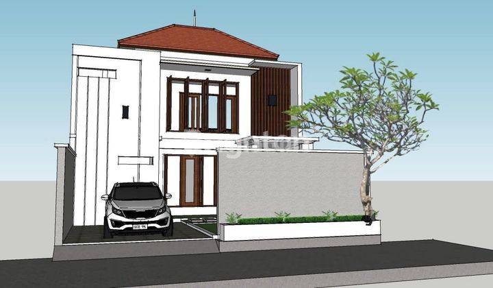 Rumah modern Inden 2 lantai di Padang Sambian 3 Kamar Tidur 1