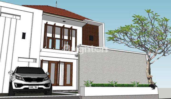 Rumah modern Inden 2 lantai di Padang Sambian 3 Kamar Tidur 2