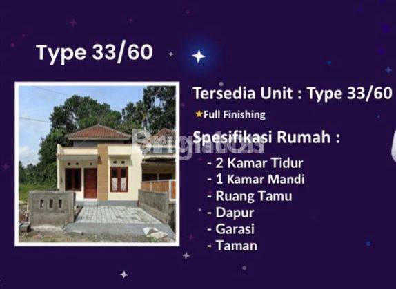 Rumah Cluster murah di Tabanan ada 5 Tipe 1