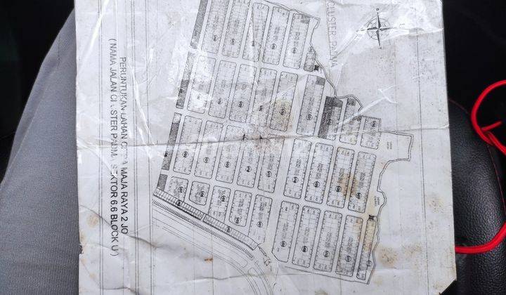 Tanah Kavling Citra Maja Raya, Cluster Padma, Lt. 90 M2, Utara 5