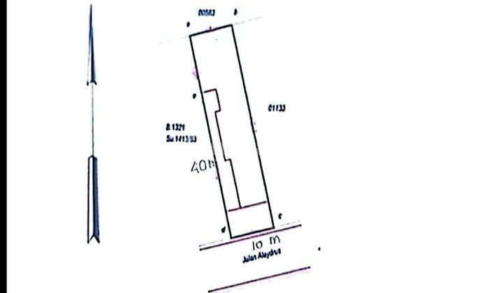 Rumah Hitung Tanah Jl. Alaydrus, Petojo, Jakarta Pusat, Lt.400m2 1