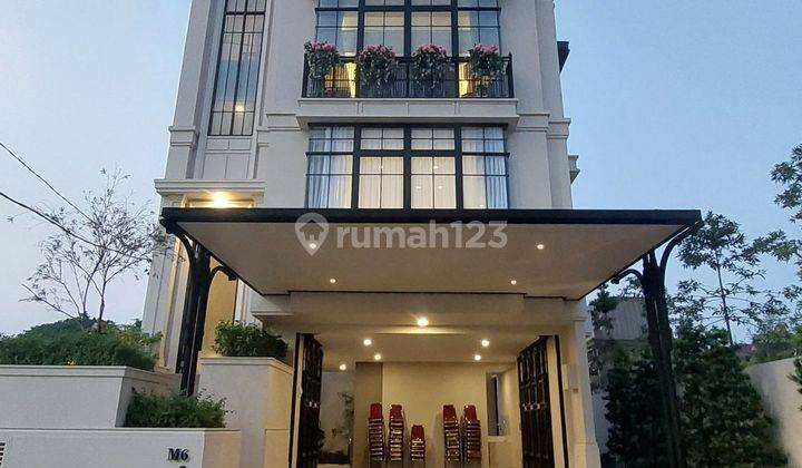 Rumah Eropa Klasik 4 Lantai Di Melrose Grand Duta Garden 1