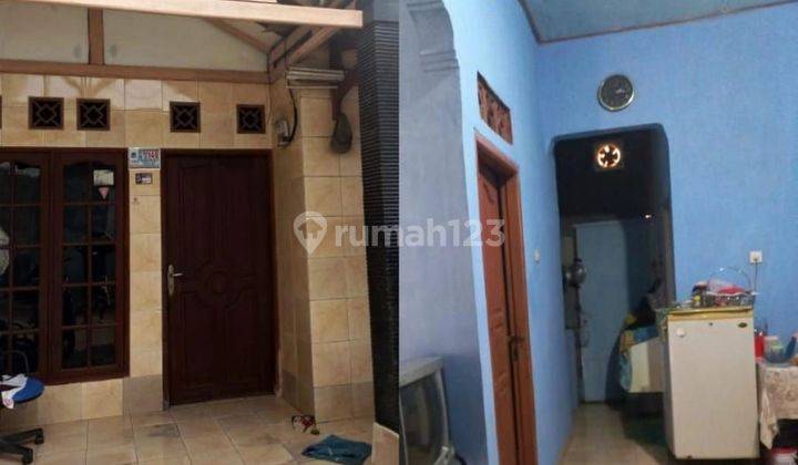 Rumah di Cipayung Jakarta Timur Lt 92 m2 Lb 70 m2 ada 2 kt 2 km, Surat AJB bisa ditingkatkan ke SHM, nego yuk sampai deal!!  1