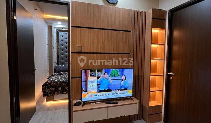 Apartment Transpark Cibubur Type 2 Br Full Furniture Luas  45,5 M2  View Pool, Listrik 2.200 W, Towet A. Siap Huni Tinggal Bawah Koper Aja!!  2