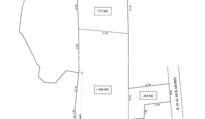 Tanah Lokasi Strategis Prime Cocok Untuk Gedung di Warung Buncit 2