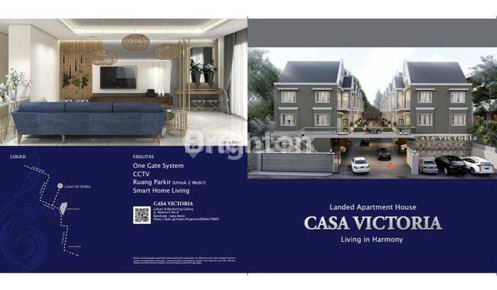 Rumah Baru 3lt Hanya 2,7M Furnished "Casa Victoria" Setraduta Bandung  2