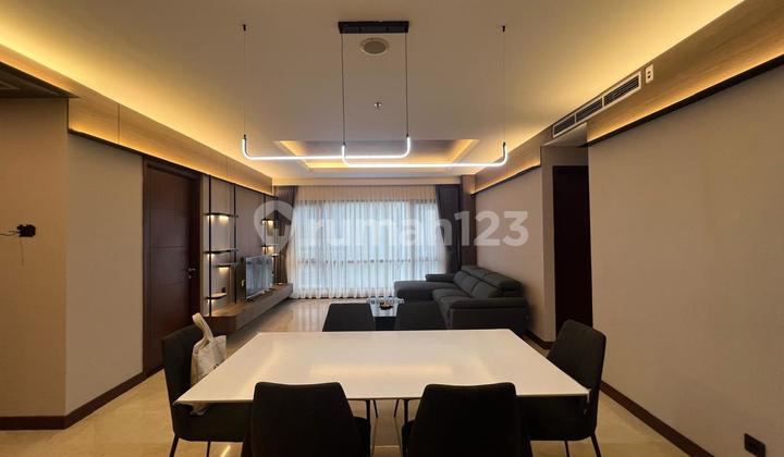 Disewakan 100% baru  apartement furnish termurah exclusive hegarmanah residence 3 bedroom* 2